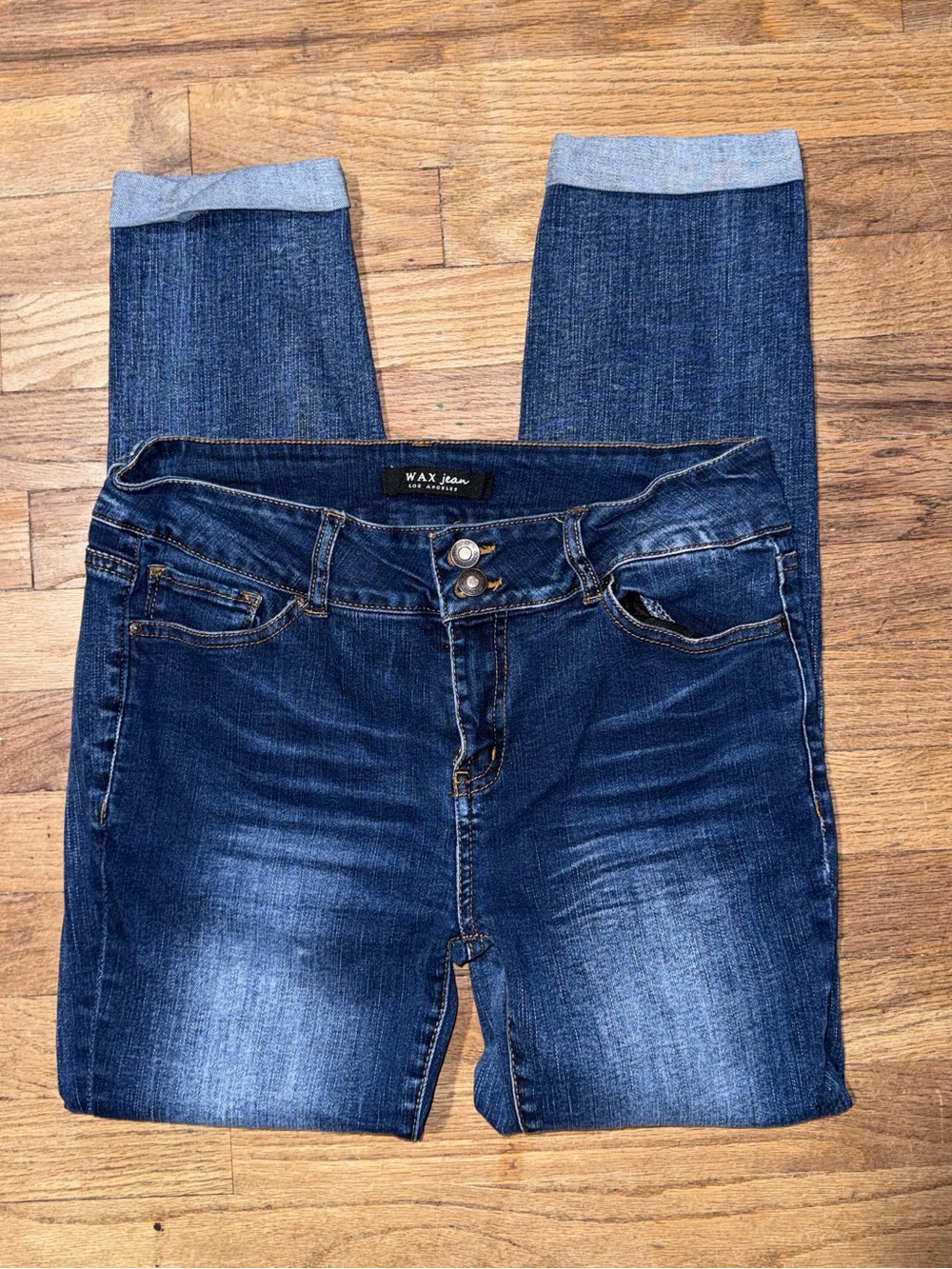 Wax Jean Dark Blue Women's Skinny Jeans size 13